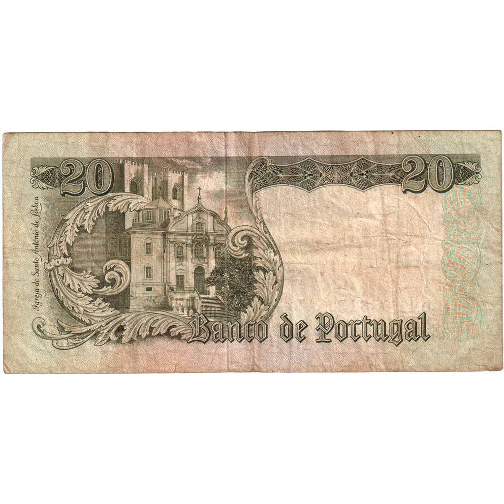 Portugal, 20 Escudos, 1964-05-26, RC+