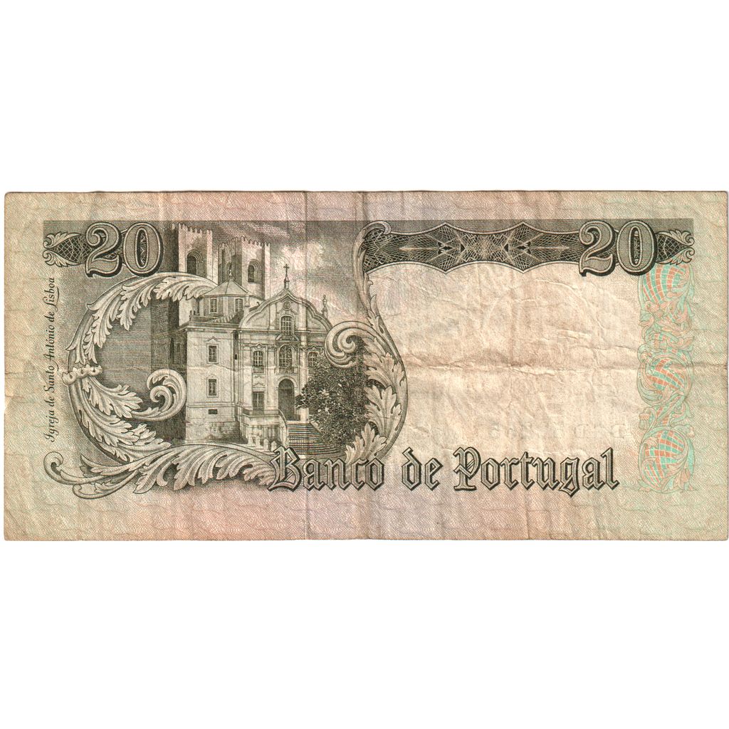Portugal, 20 Escudos, 1964-05-26, BC