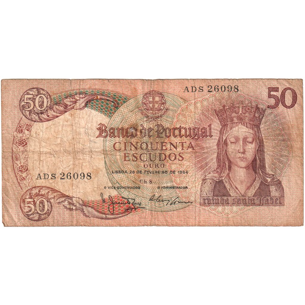 Portugal, 50 Escudos, 1964-02-28, RC+