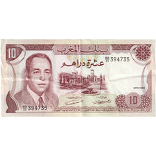 Marrocos, 10 Dirhams, 1970/AH1390, AU(50-53)