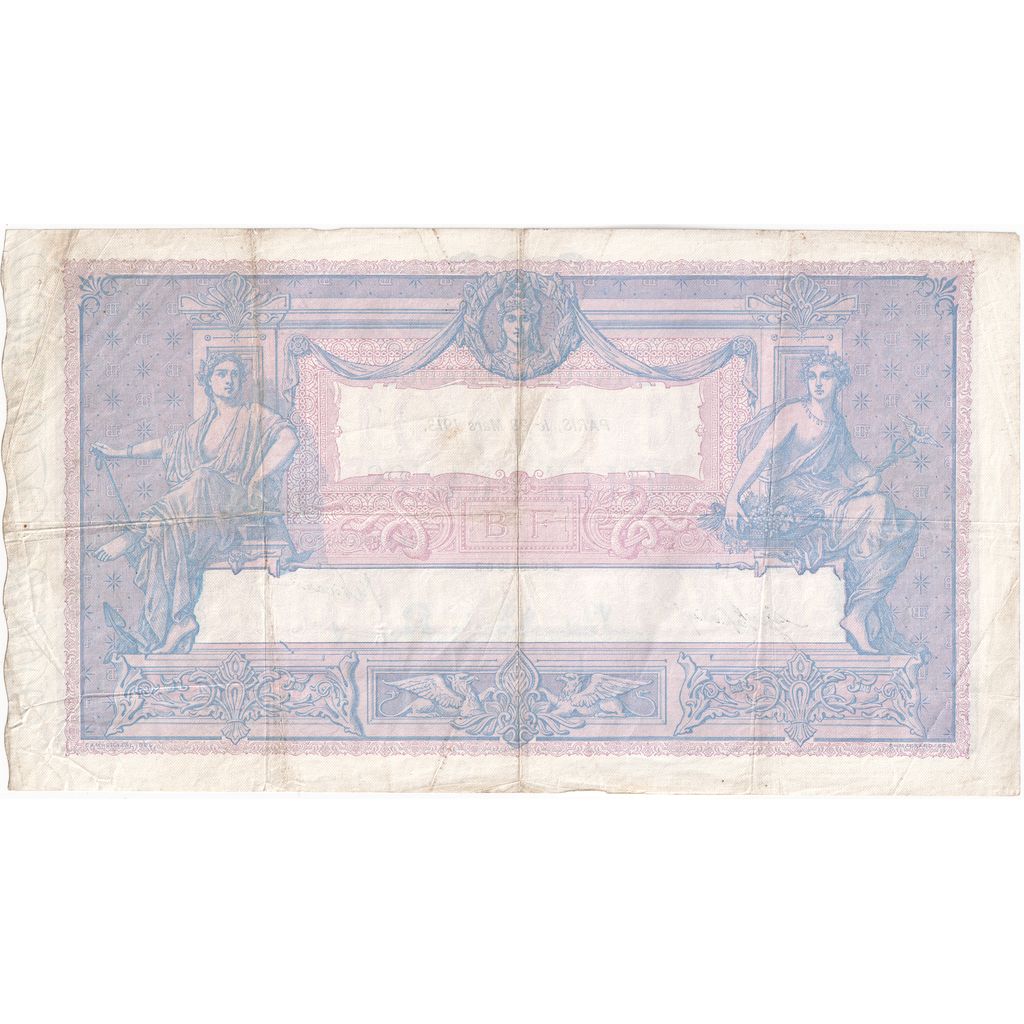 Francia, 1000 Francs, Bleu et Rose, 1913-03-28, Z.825, BB
