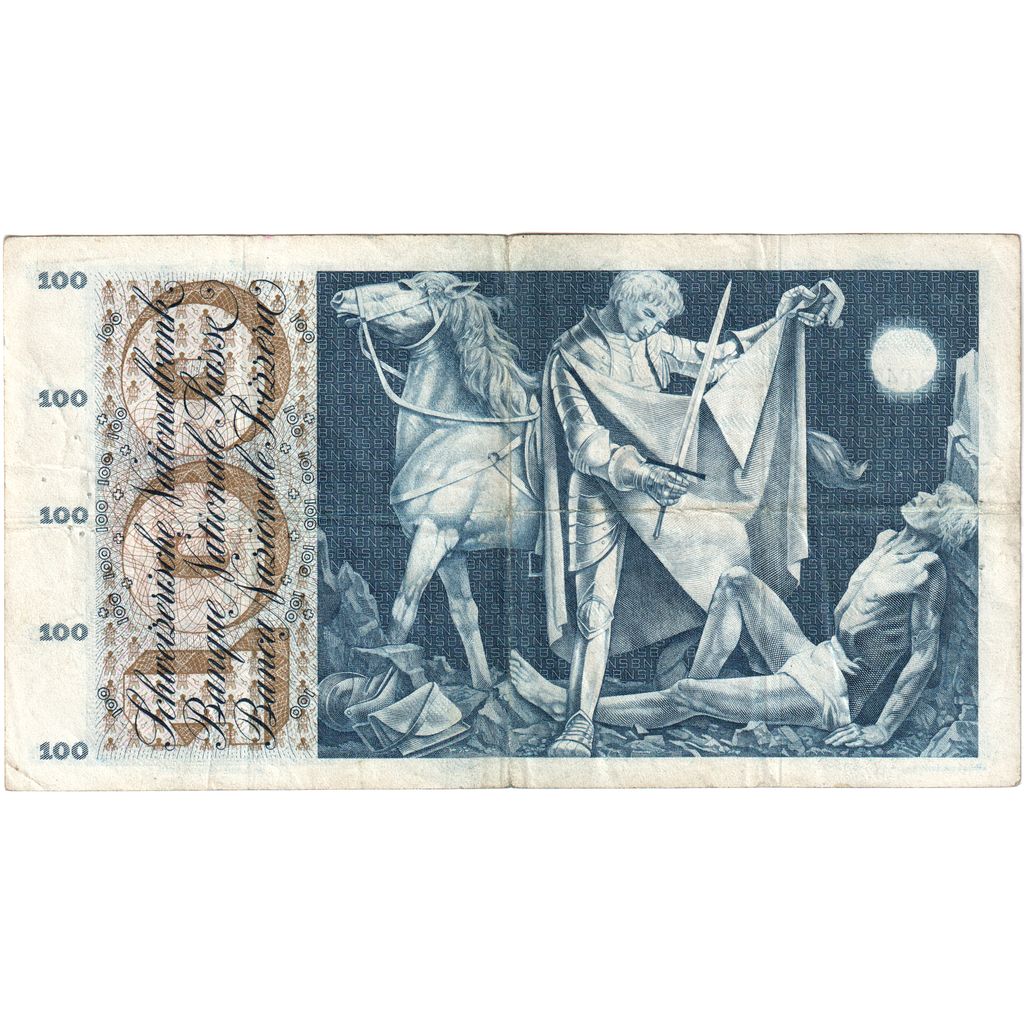 Suiza, 100 Franken, 1961-12-21, MBC