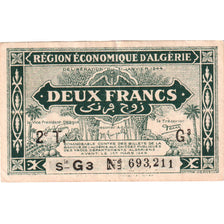 Argélia, 2 Francs, 1944-01-31, EF(40-45)
