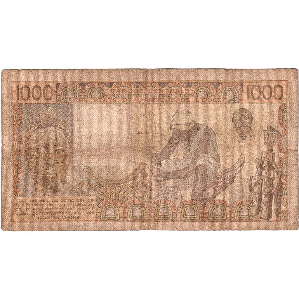 Senegal, 1000 Francs, 1984, TB
