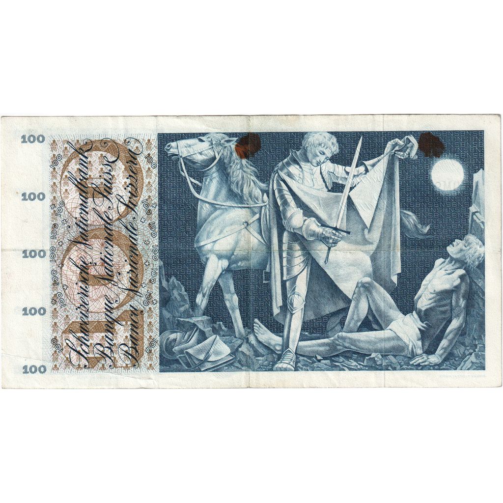 Suiza, 100 Franken, 1961-12-21, MBC