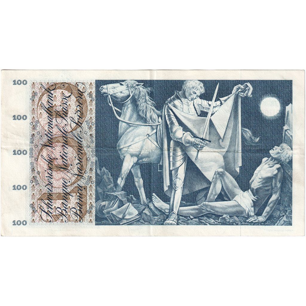 Zwitserland, 100 Franken, 1963-03-28, TTB+