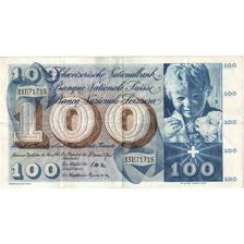 Suíça, 100 Franken, 1963-03-28, EF(40-45)