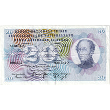 Suíça, 20 Franken, 1965-01-21, EF(40-45)