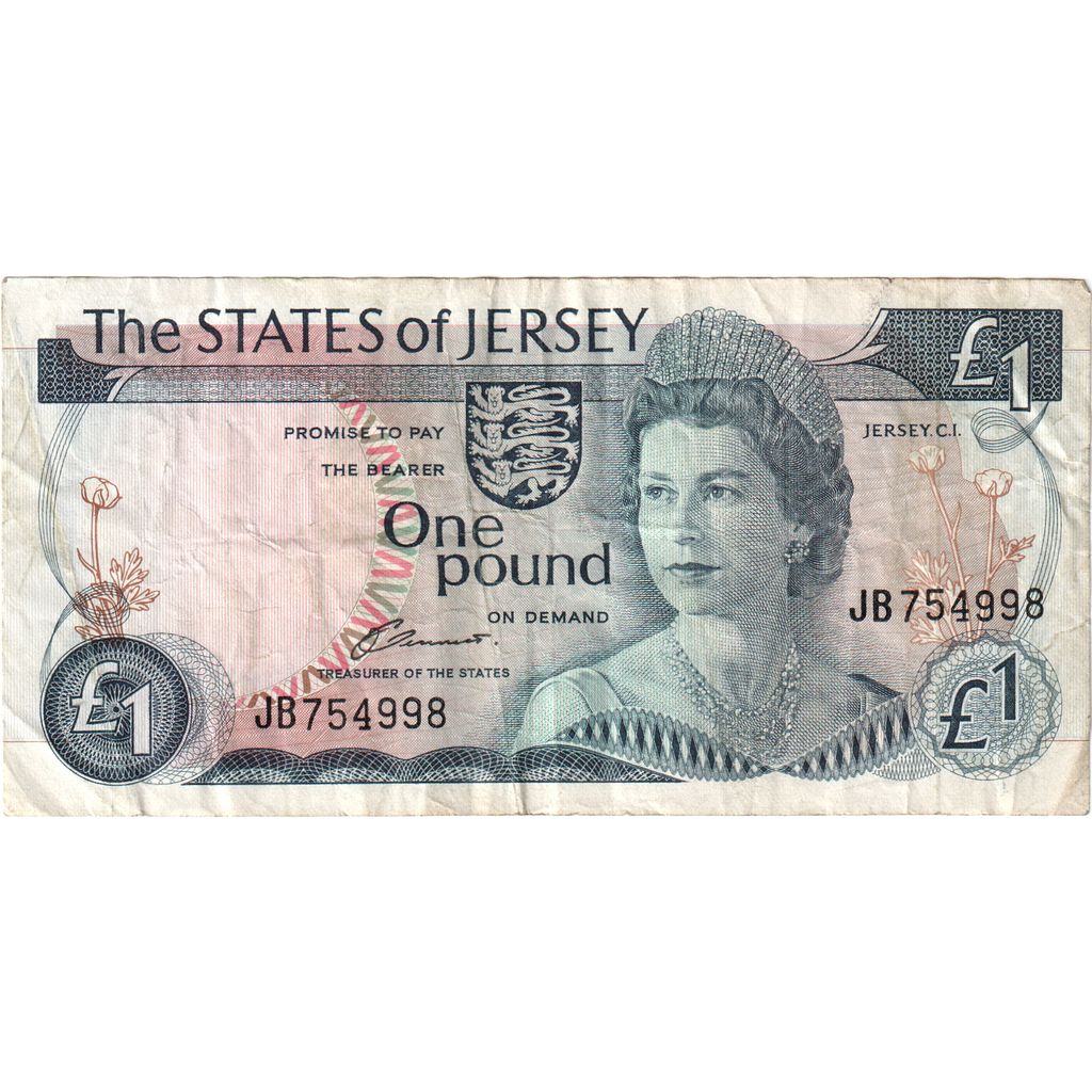 Jersey, 1 Pound, Non daté (1976-1988), TTB