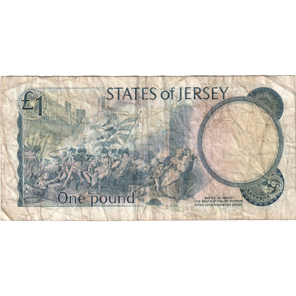 Jersey, 1 Pound, Undated (1976-1988), VF(20-25)