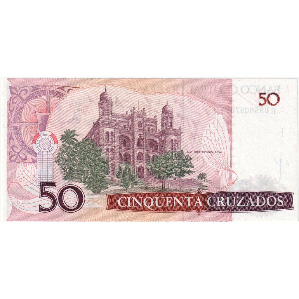 Brazil, 50 Cruzados, Undated (1986), UNC(65-70)
