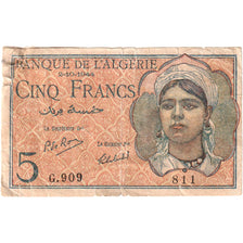 Algeria, 5 Francs, 1944-10-02, SGE+