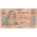 La Réunion, 10 Francs, Colbert, Undated (1947), F(12-15)