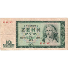 Democratic Republic of Germany, 10 Mark, 1964, VF(30-35)