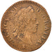Coin, France, Louis XV, Sol à la vieille tête, Sol, 1771, Troyes, VF(30-35)
