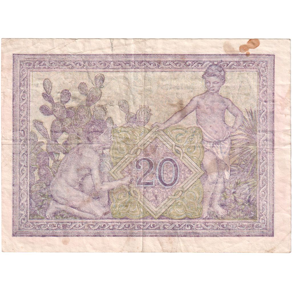 Algieria, 20 Francs, 1944-11-29, EF(40-45)