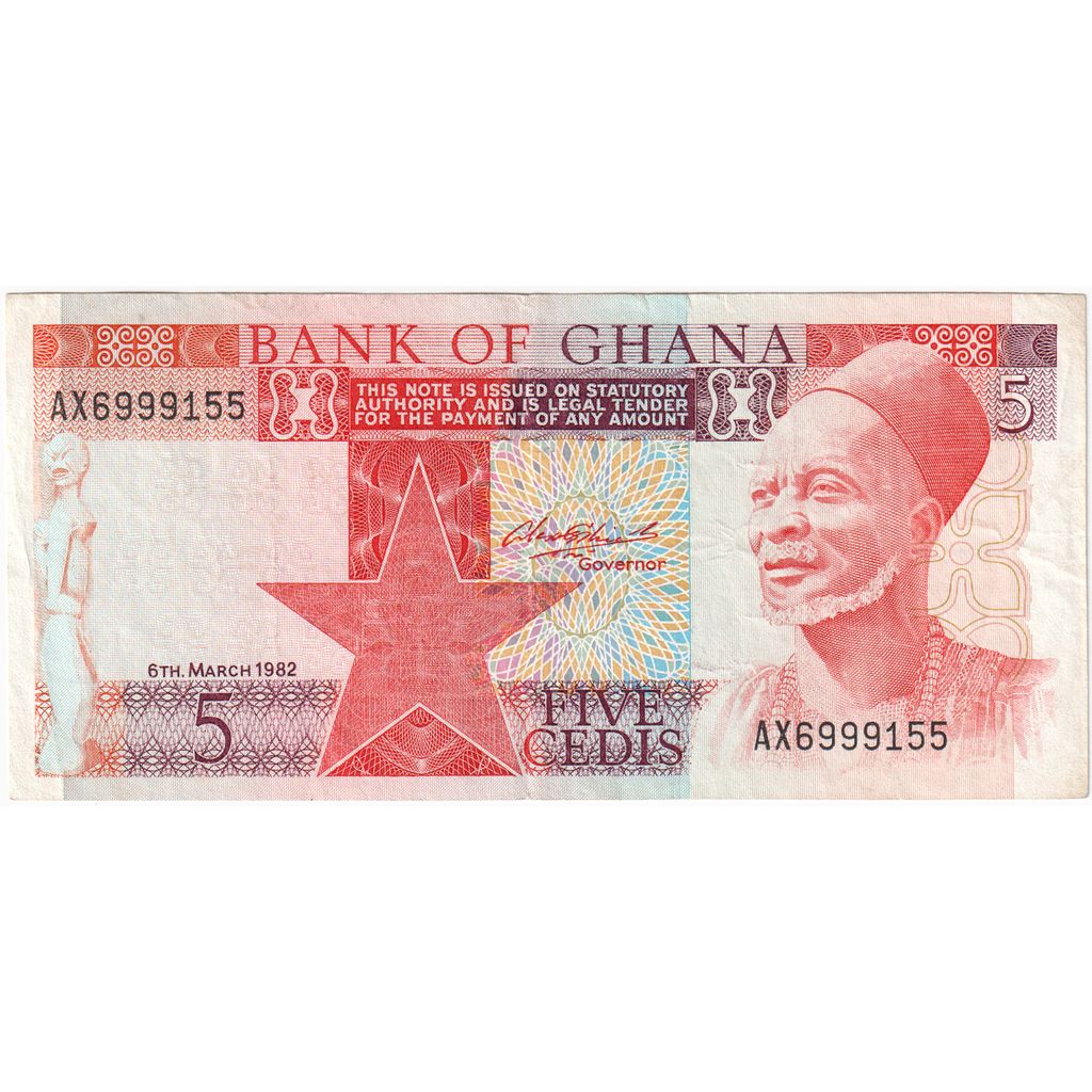Ghana, 5 Cedis, 1982-03-06, VZ