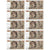 France, 10x100 Francs, Delacroix, 1986, A.112, Nombres consécutifs, SUP