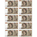 France, 10x100 Francs, Delacroix, 1986, A.112, Nombres consécutifs, SUP