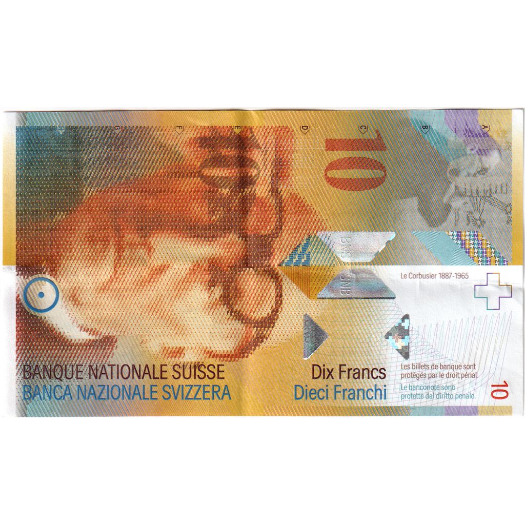 Switzerland, 10 Franken, 2008, AU(50-53)