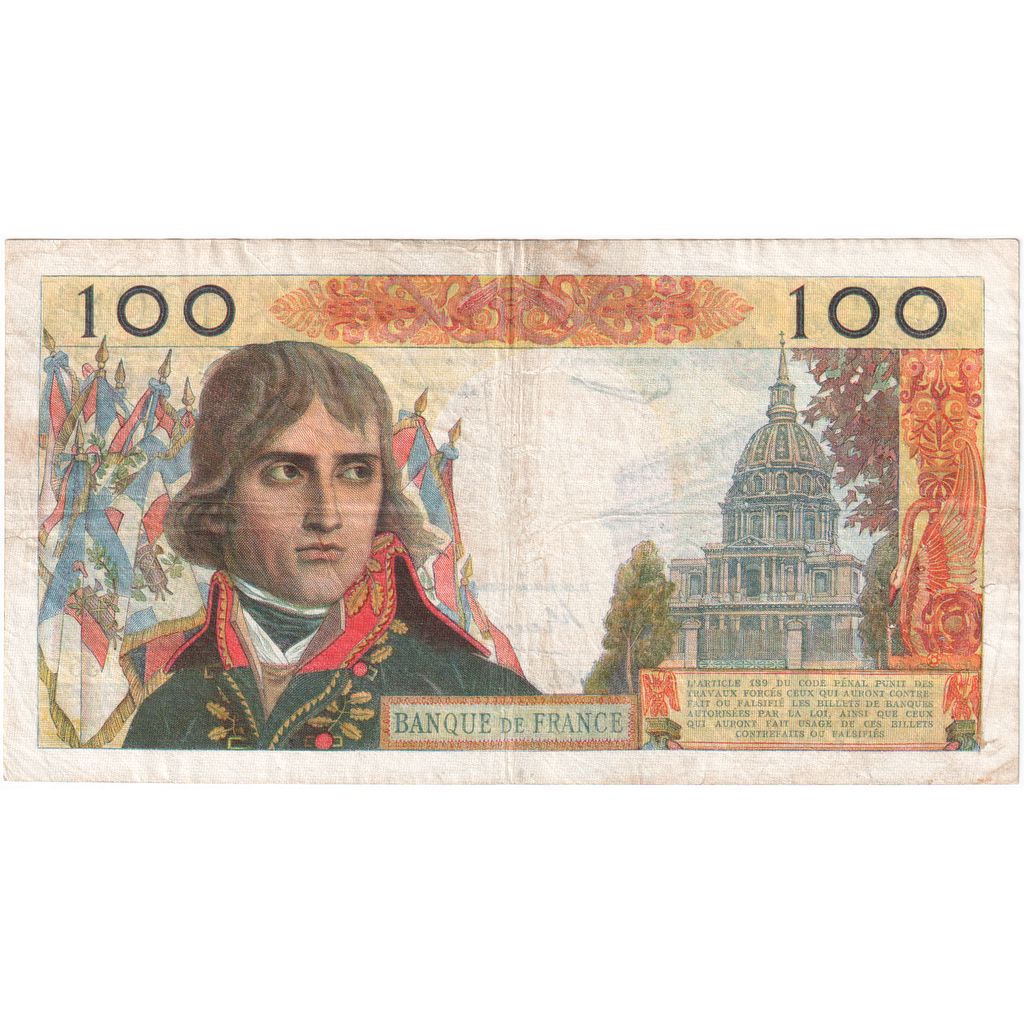 Frankreich, 100 Nouveaux Francs, Bonaparte, 1961-10-05, U.135, SS