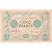 France, 5 Francs, Noir, 1873-03-20, R.2157, AU(50-53)