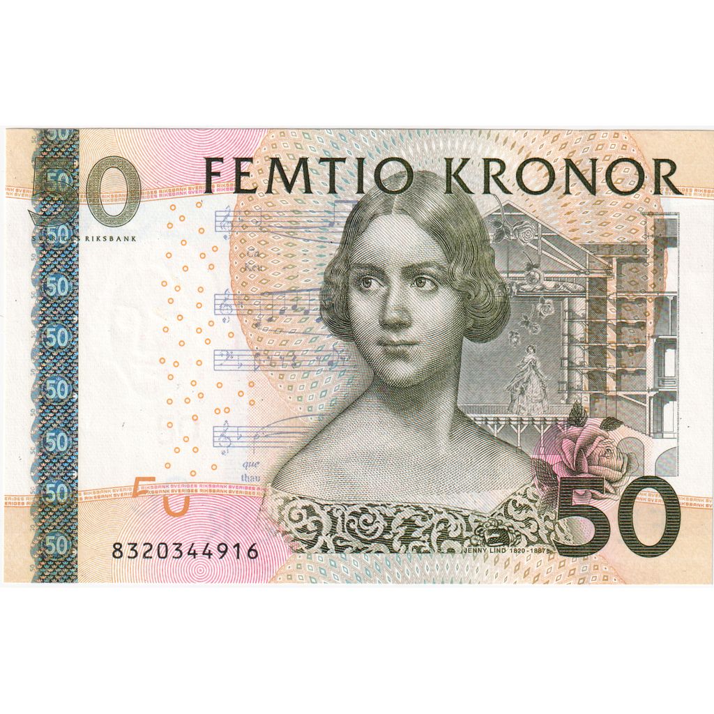 Schweden, 50 Kronor, 2008, UNZ