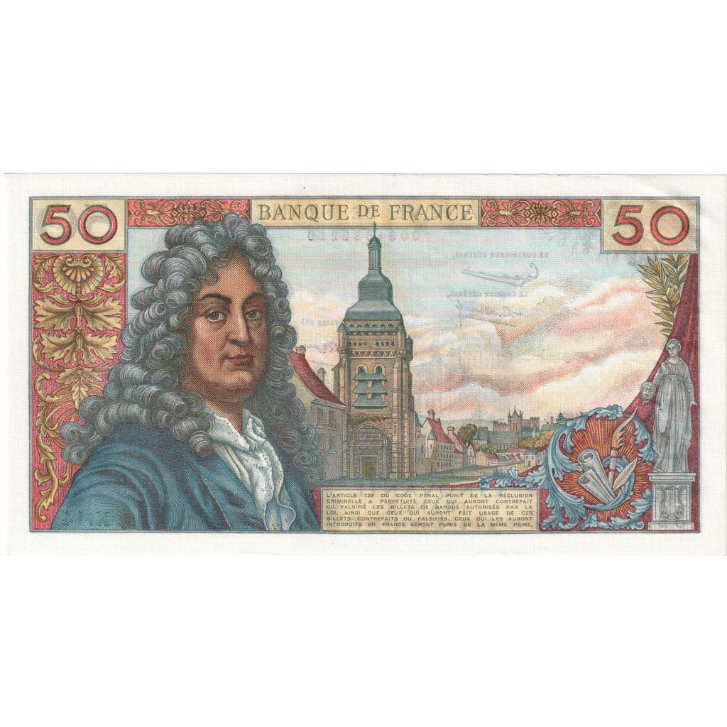 France, 50 Francs, Racine, 1962-06-07, X.14, SUP+