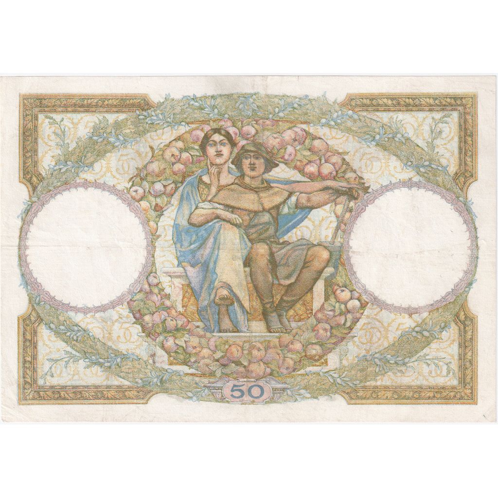 France, 50 Francs, Luc Olivier Merson, 1933-07-27, G.13987, AU(50-53)