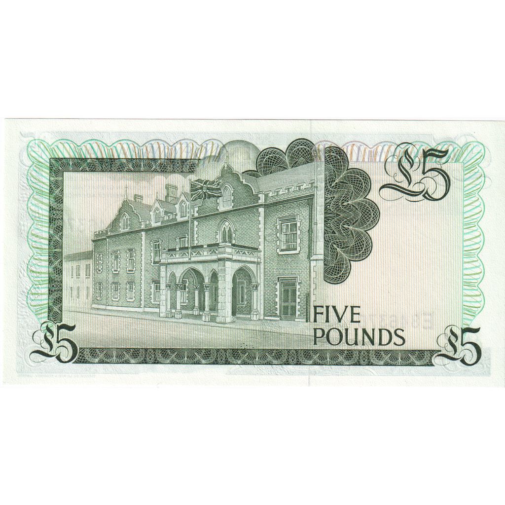 Gibraltar, 5 Pounds, 1988-08-04, UNC(65-70)