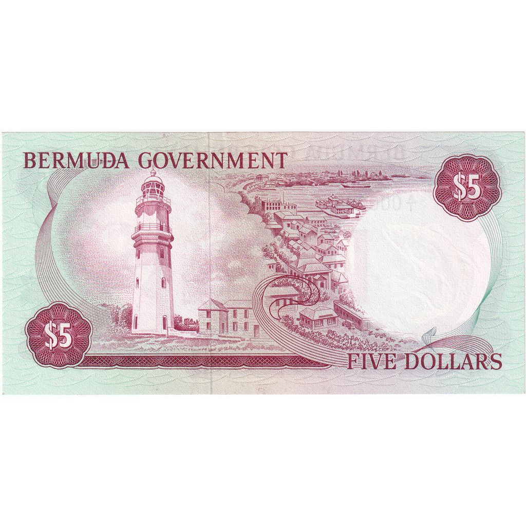 Bermuda, 5 Dollars, 1970-02-06, UNC(65-70)
