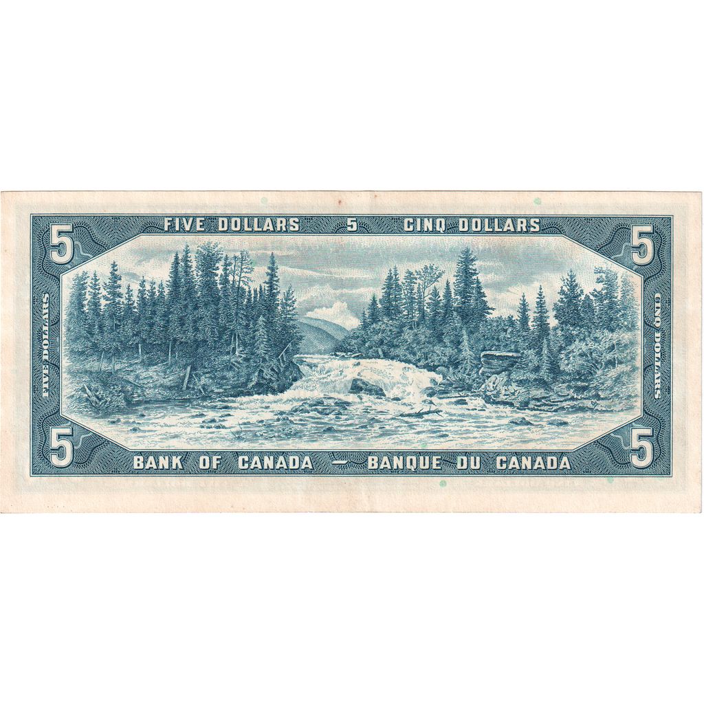 Canadá, 5 Dollars, 1954, UNC(65-70)