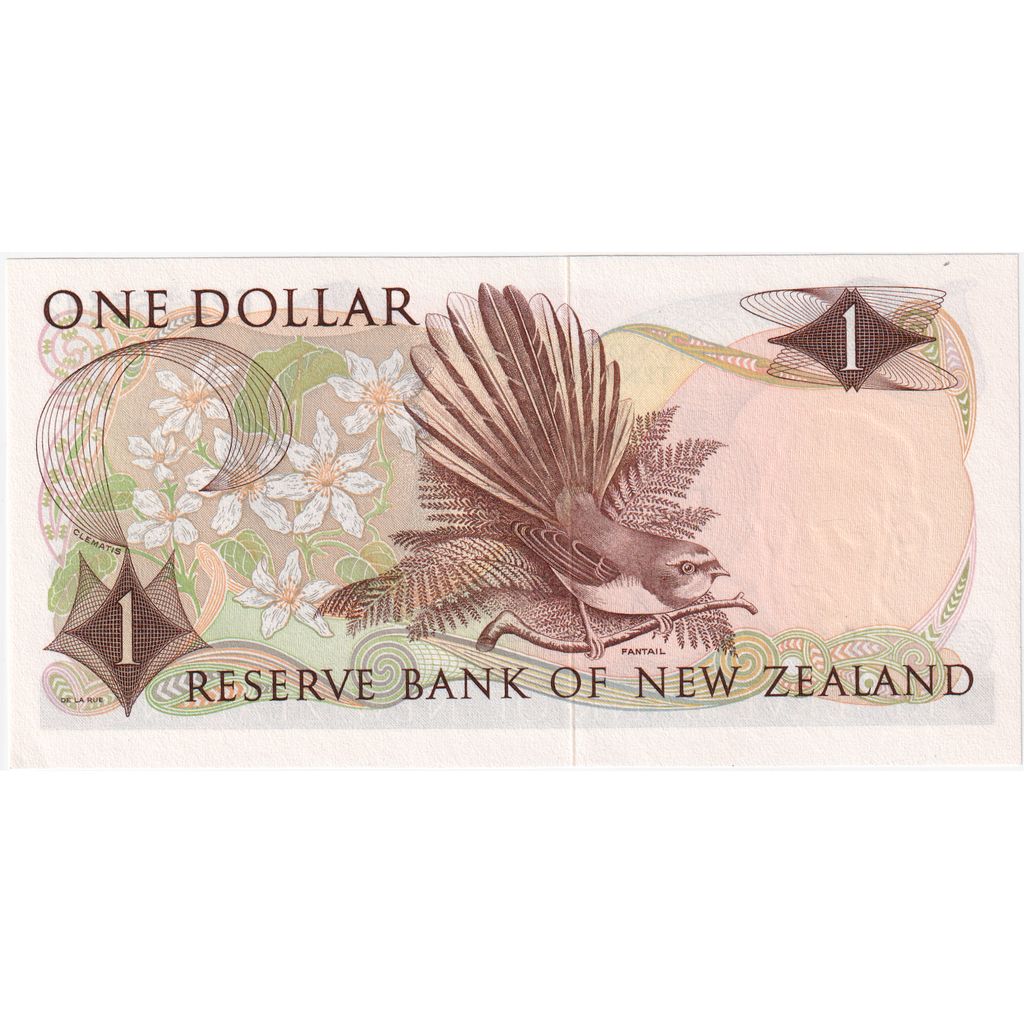 New Zealand, 1 Dollar, Undated (1975-1977), UNC(65-70)