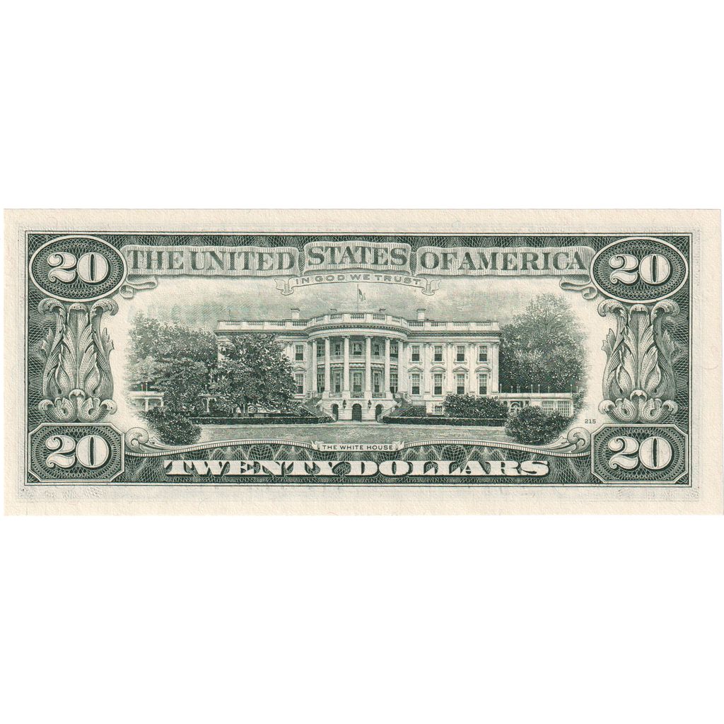 Estados Unidos da América, 20 Dollars, 1988, UNC(65-70)