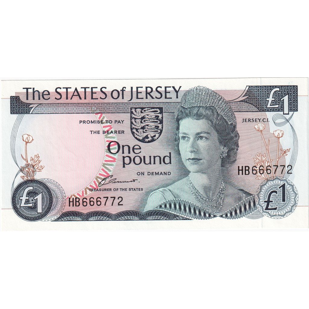 Jersey, 1 Pound, Undated (1976-1983), UNZ