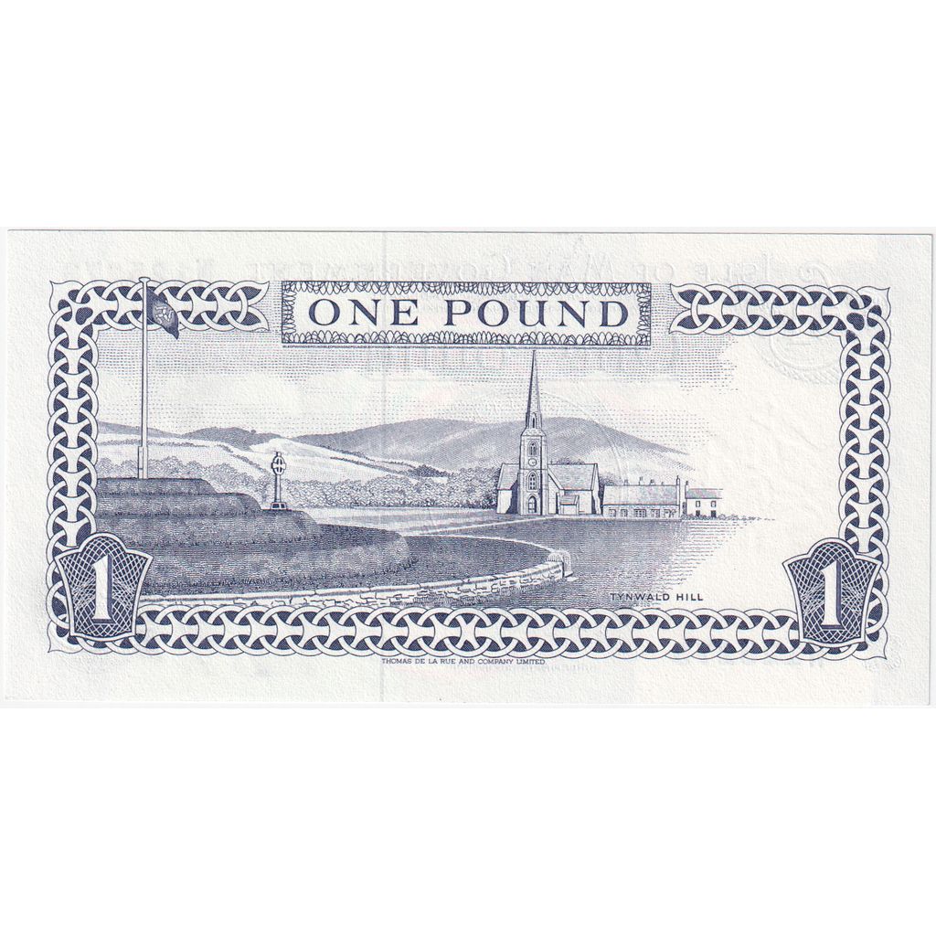 Isle of Man, 1 Pound, 1991, UNC(65-70)