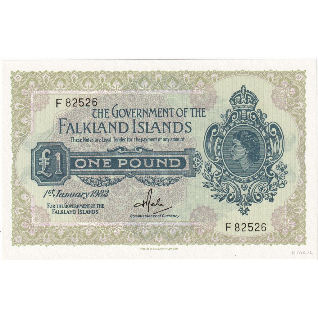 Falkland Islands, 1 Pound, 1982-01-01, UNC(65-70)