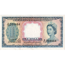 Malaya and British Borneo, 1 Dollar, 1953-03-21, UNZ
