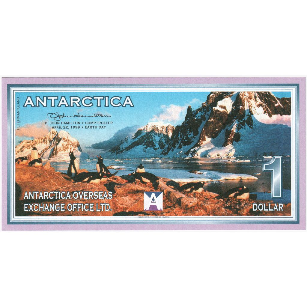 Antartico, 1 Dollar, 1999, FDS