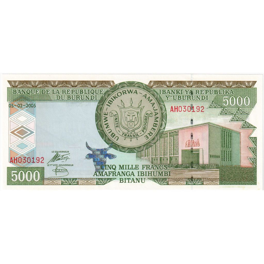 Burundi, 5000 Francs, 2005-02-05, UNC