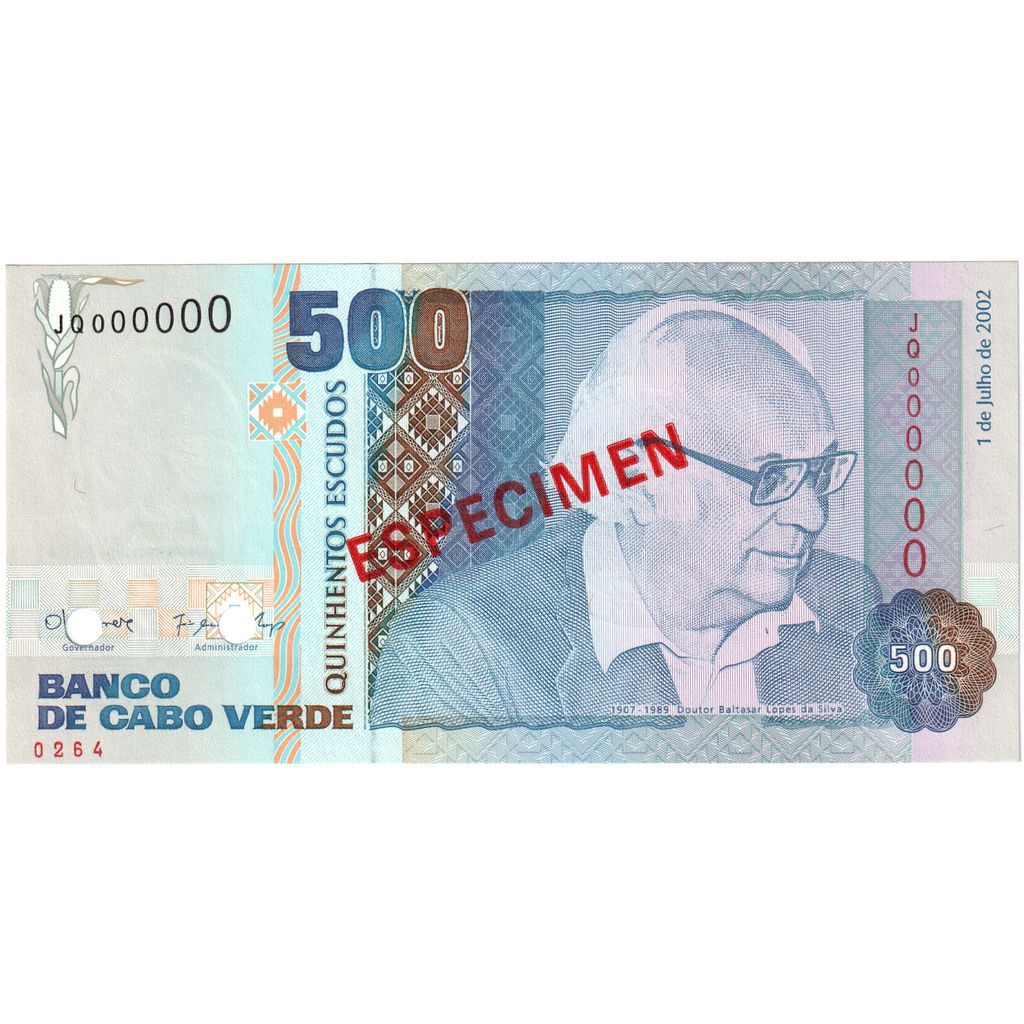 Cape Verde, 500 Escudos, 2002-07-01, Specimen, UNC(65-70)