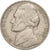 Coin, United States, Jefferson Nickel, 5 Cents, 1960, U.S. Mint, Denver