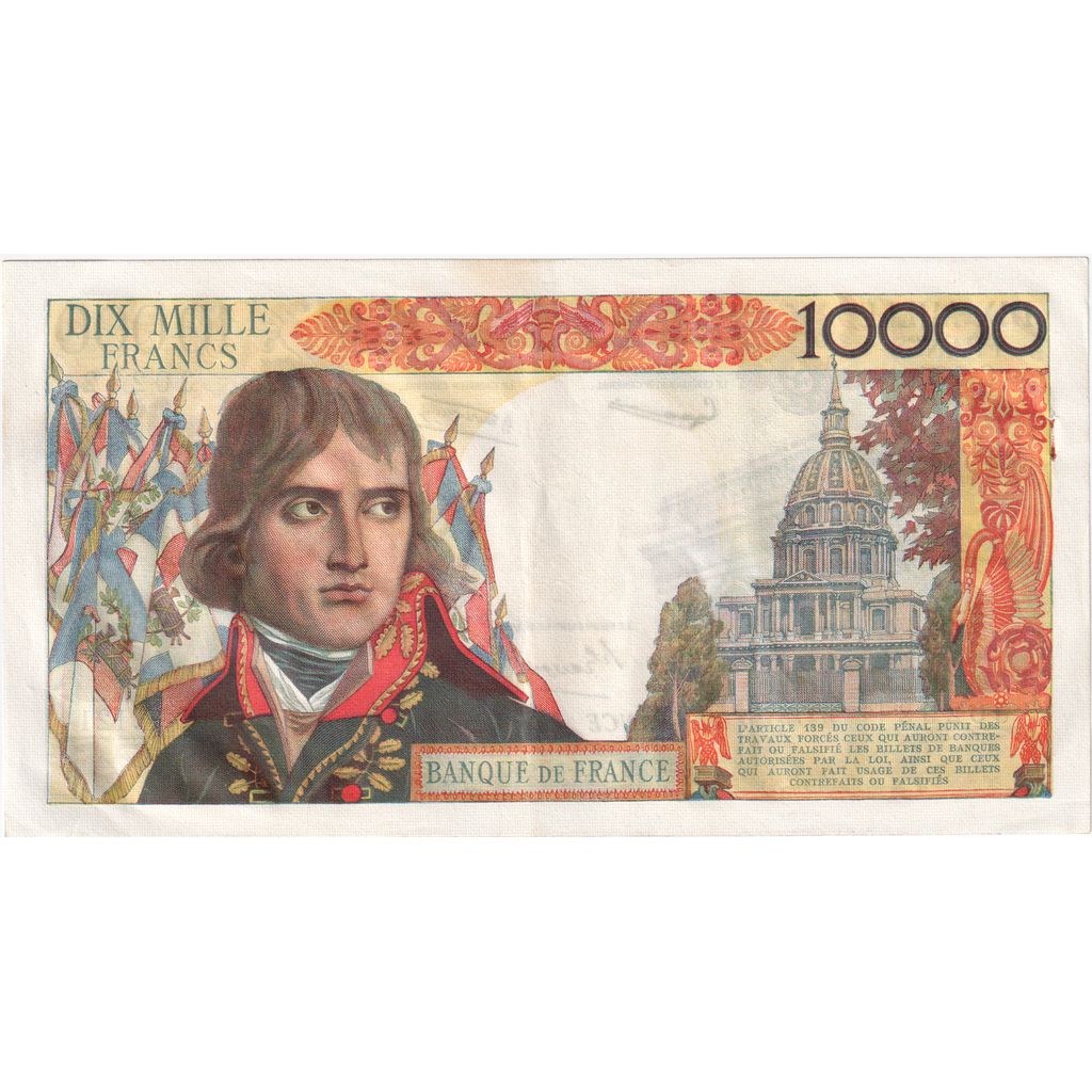 Francja, 10000 Francs, Bonaparte, 1958-06-05, C.121, EF(40-45)