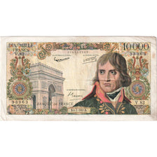 França, 10000 Francs, Bonaparte, 1957-07-04, V.82, VF(20-25)