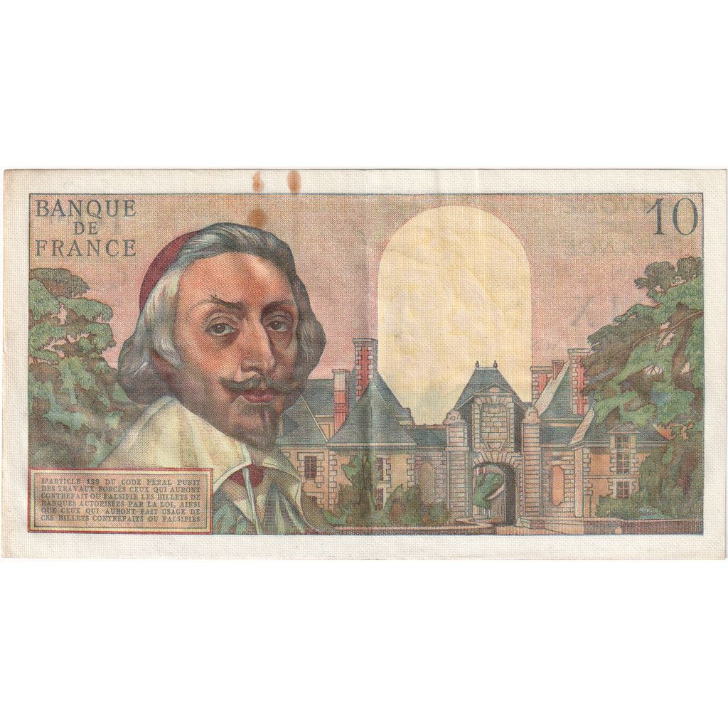 Frankrijk, 10 Nouveaux Francs, Richelieu, 1962-04-05, S.209, TTB