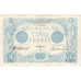 France, 5 Francs, Bleu, 1915-02-25, R.4455, AU(50-53)