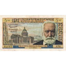 Francia, 5 Nouveaux Francs, Victor Hugo, 1962-02-01, S.74, MB