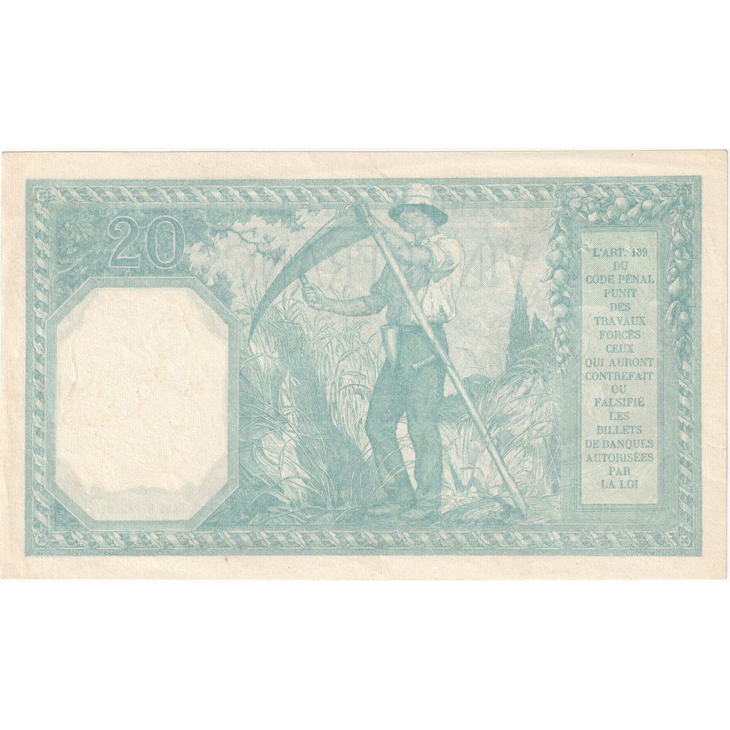 Francia, 20 Francs, Bayard, 1916-08-26, J.370, SPL