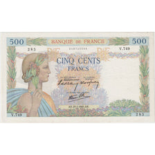 France, 500 Francs, La Paix, 1940-07-25, V.749, UNC(63)