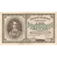 Bélgica, 100 Francs, 1915-01-09, EF(40-45)